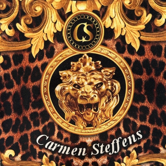 Carmen Steffens  NEW Leopard and Gold Tote Bag - Picture 4 of 7